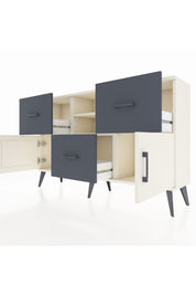 Arges Konsol 2 Raflı 3 Çekmeceli 2 Kapaklı 132x30x83 - S144M043V05A