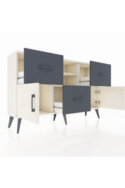 Arges Konsol 2 Raflı 3 Çekmeceli 2 Kapaklı 132x30x83 - S144M043V05A