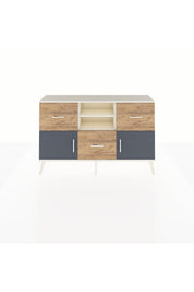 Arges Konsol 2 Raflı 3 Çekmeceli 2 Kapaklı 132x30x83 - S144M043V09A