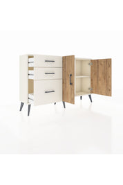 Arges Konsol 2 Raflı 3 Çekmeceli 2 Kapaklı 132x30x83 - S144M044V01A