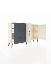 Arges Konsol 2 Raflı 3 Çekmeceli 2 Kapaklı 132x30x83 - S144M044V05A