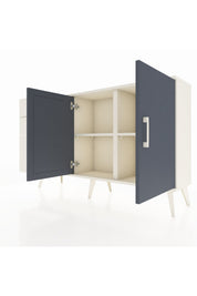Arges Konsol 2 Raflı 3 Çekmeceli 2 Kapaklı 132x30x83 - S144M044V07A