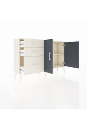 Arges Konsol 2 Raflı 3 Çekmeceli 2 Kapaklı 132x30x83 - S144M044V07A