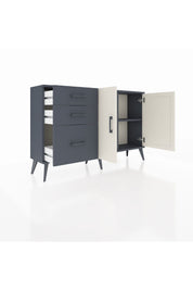 Arges Konsol 2 Raflı 3 Çekmeceli 2 Kapaklı 132x30x83 - S144M044V14A