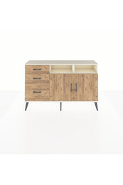 Arges Konsol 4 Raflı 3 Çekmeceli 2 Kapaklı 132x30x83 - S144M045V03A