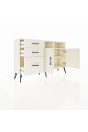 Arges Konsol 4 Raflı 3 Çekmeceli 2 Kapaklı 132x30x83 - S144M045V04A