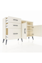 Arges Konsol 4 Raflı 3 Çekmeceli 2 Kapaklı 132x30x83 - S144M045V04A