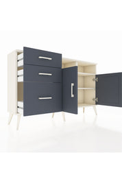 Arges Konsol 4 Raflı 3 Çekmeceli 2 Kapaklı 132x30x83 - S144M045V08A