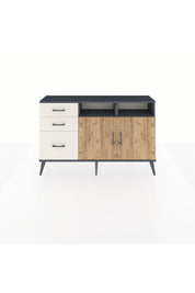 Arges Konsol 4 Raflı 3 Çekmeceli 2 Kapaklı 132x30x83 - S144M045V10A