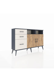 Arges Konsol 4 Raflı 3 Çekmeceli 2 Kapaklı 132x30x83 - S144M045V10A