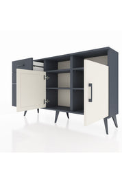 Arges Konsol 4 Raflı 3 Çekmeceli 2 Kapaklı 132x30x83 - S144M045V14A