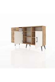 Arges Konsol 4 Raflı 3 Çekmeceli 2 Kapaklı 132x30x83 - S144M045V24A
