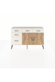 Arges Konsol 2 Raflı 5 Çekmeceli 2 Kapaklı 132x30x83 - S144M046V01A