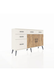 Arges Konsol 2 Raflı 5 Çekmeceli 2 Kapaklı 132x30x83 - S144M046V01A