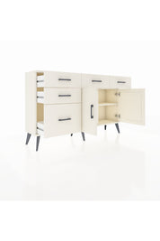 Arges Konsol 2 Raflı 5 Çekmeceli 2 Kapaklı 132x30x83 - S144M046V04A