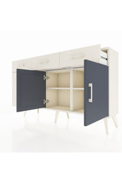 Arges Konsol 2 Raflı 5 Çekmeceli 2 Kapaklı 132x30x83 - S144M046V07A