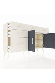 Arges Konsol 2 Raflı 5 Çekmeceli 2 Kapaklı 132x30x83 - S144M046V07A