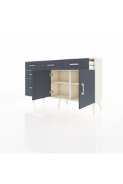 Arges Konsol 2 Raflı 5 Çekmeceli 2 Kapaklı 132x30x83 - S144M046V08A