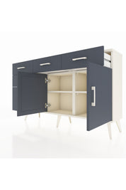 Arges Konsol 2 Raflı 5 Çekmeceli 2 Kapaklı 132x30x83 - S144M046V08A