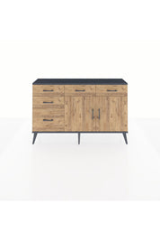 Arges Konsol 2 Raflı 5 Çekmeceli 2 Kapaklı 132x30x83 - S144M046V12A
