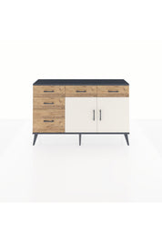 Arges Konsol 2 Raflı 5 Çekmeceli 2 Kapaklı 132x30x83 - S144M046V15A