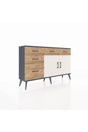 Arges Konsol 2 Raflı 5 Çekmeceli 2 Kapaklı 132x30x83 - S144M046V15A