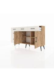 Arges Konsol 2 Raflı 5 Çekmeceli 2 Kapaklı 132x30x83 - S144M046V19A