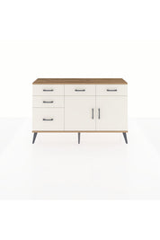 Arges Konsol 2 Raflı 5 Çekmeceli 2 Kapaklı 132x30x83 - S144M046V22A