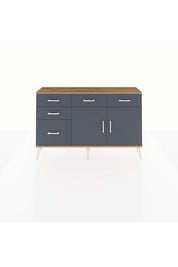 Arges Konsol 2 Raflı 5 Çekmeceli 2 Kapaklı 132x30x83 - S144M046V26A