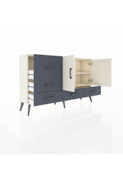 Arges Konsol 4 Raflı 5 Çekmeceli 2 Kapaklı 132x30x83 - S144M047V05A