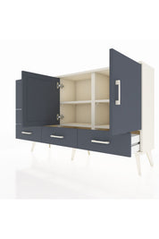 Arges Konsol 4 Raflı 5 Çekmeceli 2 Kapaklı 132x30x83 - S144M047V08A
