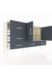 Arges Konsol 4 Raflı 5 Çekmeceli 2 Kapaklı 132x30x83 - S144M047V08A