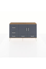 Arges Konsol 4 Raflı 5 Çekmeceli 2 Kapaklı 132x30x83 - S144M047V26A