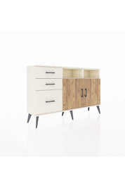 Arges Konsol 4 Raflı 3 Çekmeceli 2 Kapaklı 132x30x83 - S144M048V01A
