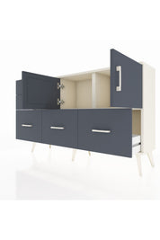 Arges Konsol 2 Raflı 5 Çekmeceli 2 Kapaklı 132x30x83 - S144M049V08A