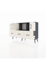 Arges Konsol 2 Raflı 5 Çekmeceli 2 Kapaklı 132x30x83 - S144M049V13A
