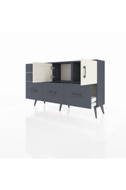 Arges Konsol 2 Raflı 5 Çekmeceli 2 Kapaklı 132x30x83 - S144M049V14A