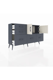 Arges Konsol 2 Raflı 5 Çekmeceli 2 Kapaklı 132x30x83 - S144M049V14A
