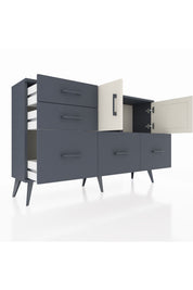 Arges Konsol 2 Raflı 5 Çekmeceli 2 Kapaklı 132x30x83 - S144M049V14A