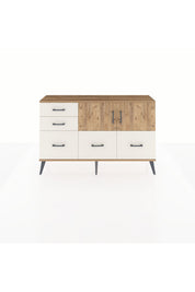 Arges Konsol 2 Raflı 5 Çekmeceli 2 Kapaklı 132x30x83 - S144M049V19A