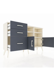 Arges Konsol 4 Raflı 3 Çekmeceli 2 Kapaklı 132x30x83 - S144M050V08A