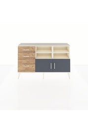 Arges Konsol 4 Raflı 3 Çekmeceli 2 Kapaklı 132x30x83 - S144M050V09A