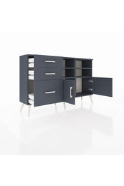 Arges Konsol 4 Raflı 3 Çekmeceli 2 Kapaklı 132x30x83 - S144M050V17A
